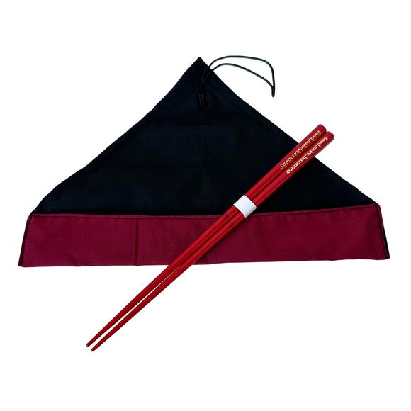 Japanese Chopsticks and Fabric Case - Picture 1 of 8